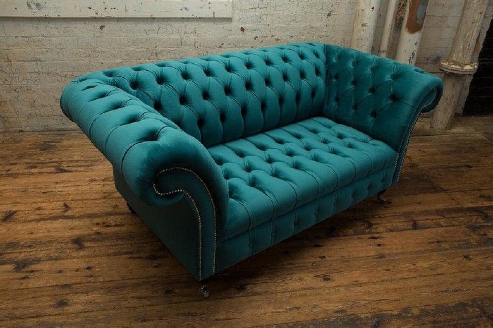 Sofa Sofas Sofa Sitzer Textil 2 JVmoebel Polster Chesterfield Luxus Design