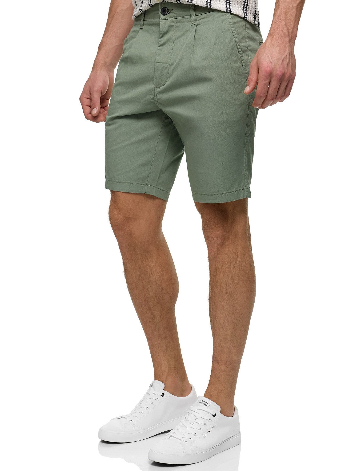 Indicode Chinoshorts INSpring Pleat Shorts