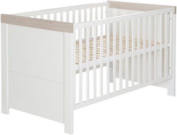roba® Babymöbel-Set Lucy, (Spar-Set, 2-St., Kinderbett, Wickelkommode), mit Kinderbett & Wickelkommode; Made in Europe