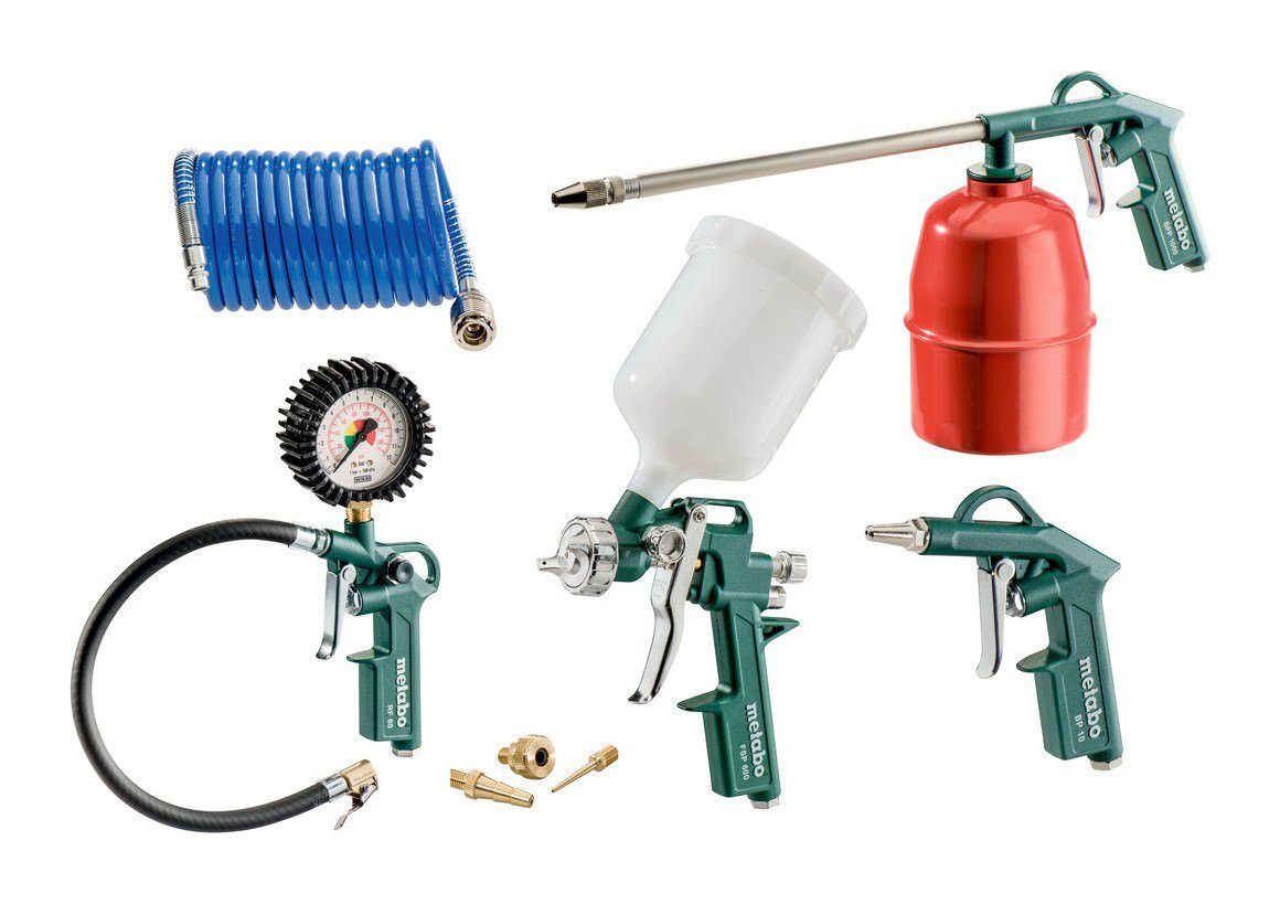 metabo Druckluftgeräte-Set LPZ 7 Set, Druckluft-Werkzeugset