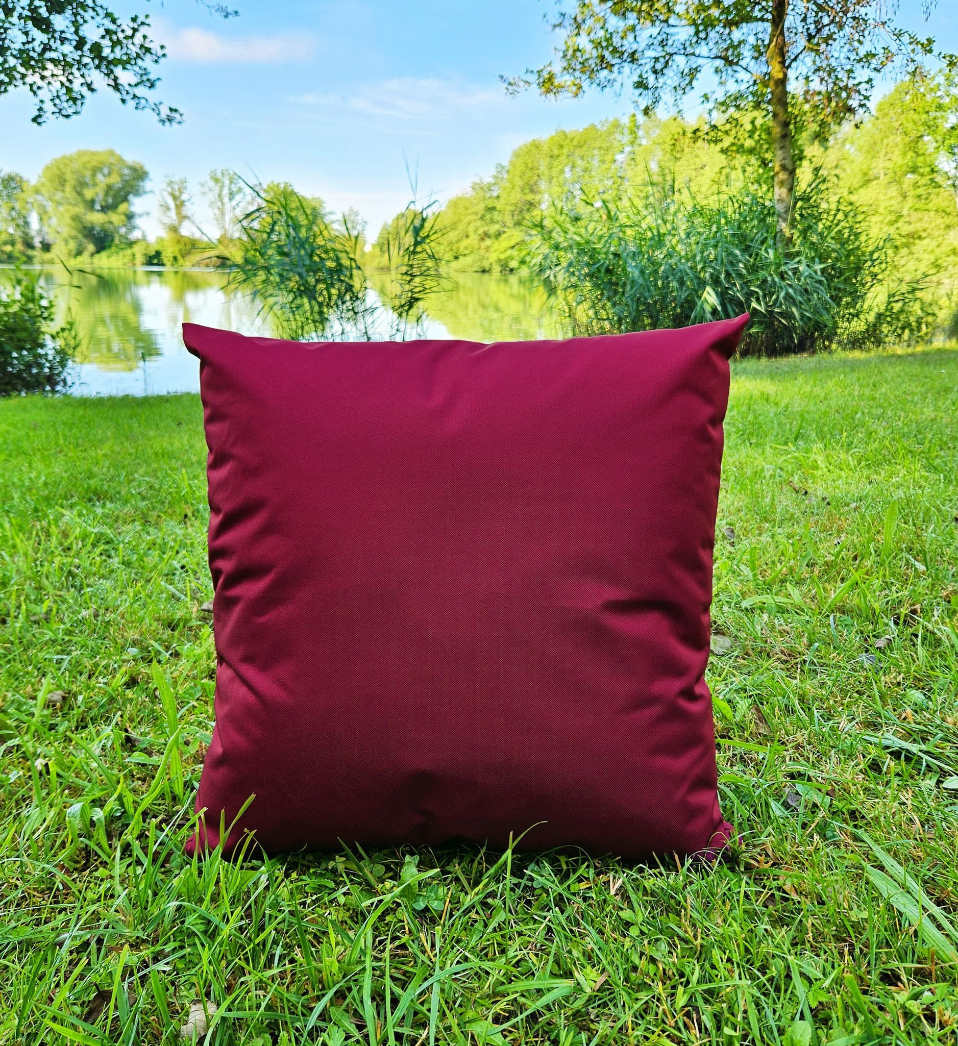 JACK Kissenbezüge 2er Set 50x50cm Outdoor Wasserfest, (2 Stück), 2x Kissenhülle, strapazierfähig, wasserabweisend, Innen & Außen