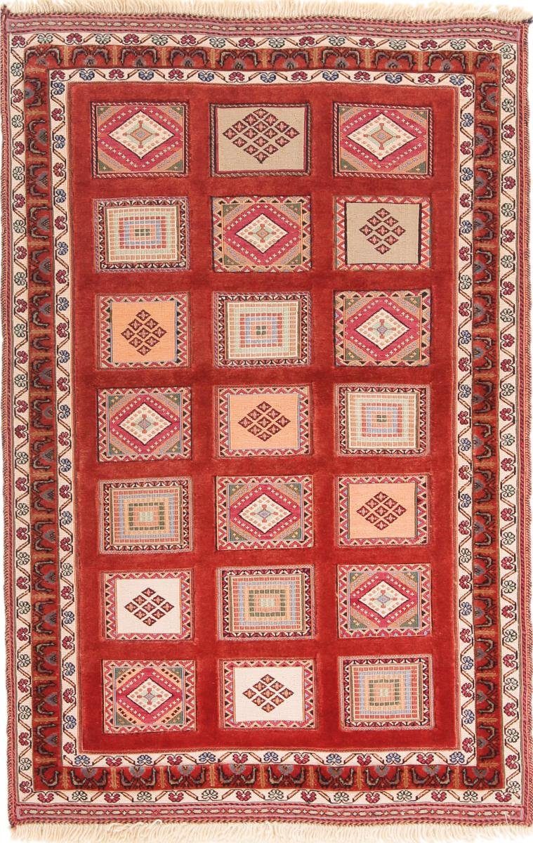 Orientteppich Kelim Soozani Nimbaft 78x119 Handgeknüpfter Orientteppich, Nain Trading, rechteckig, Höhe: 8 mm