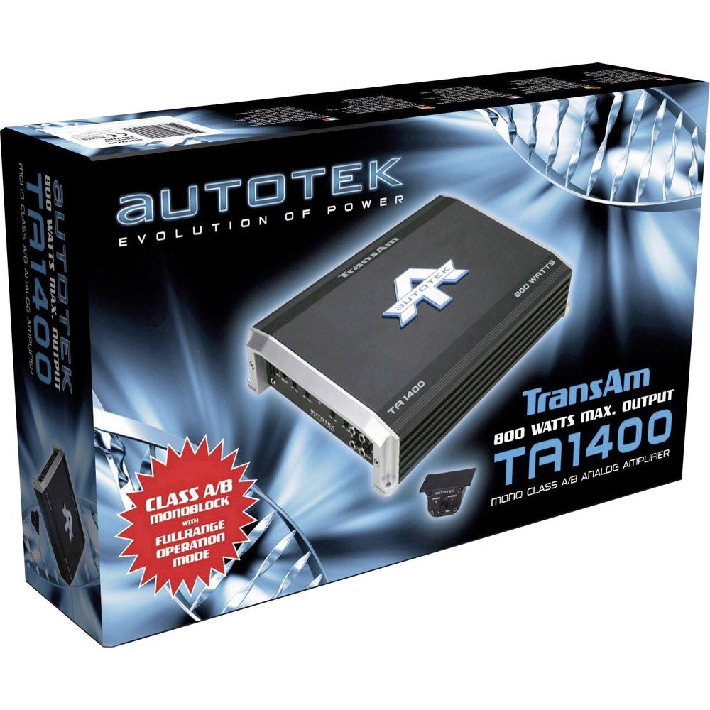 1-Kanal TA1400 Verstärker Autotek Autotek Endstufe