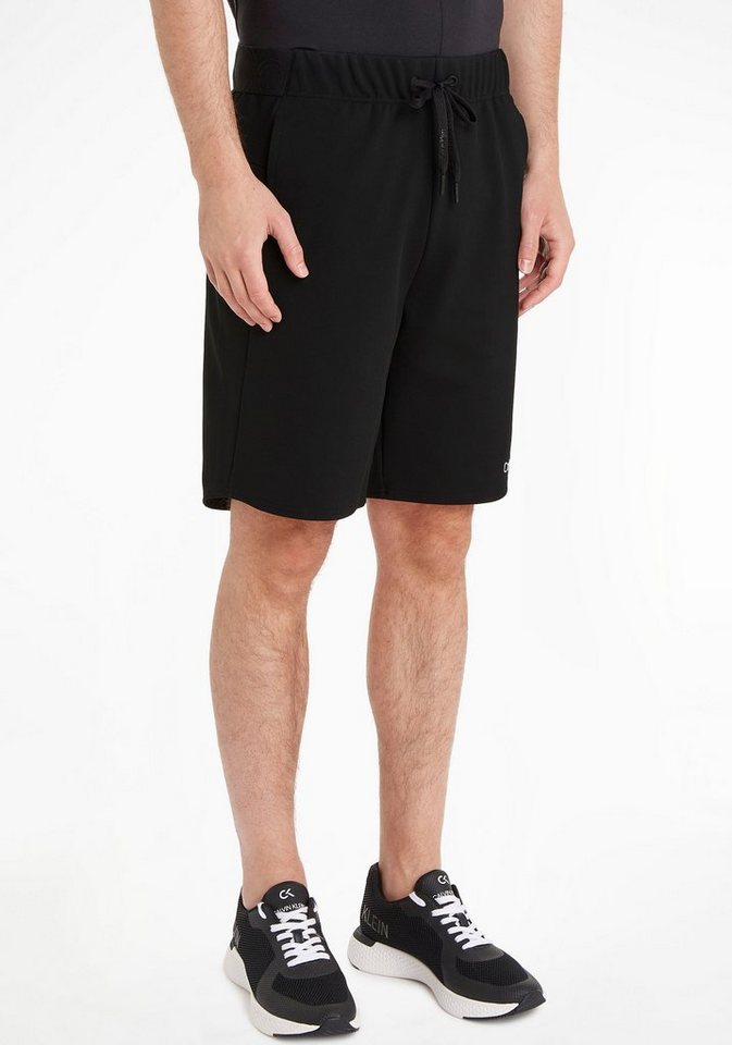 Calvin Klein Sport Shorts mit Tunnelzug, Calvin Klein Logodruck am  Tunnelzug, Saum und hinten am Bund