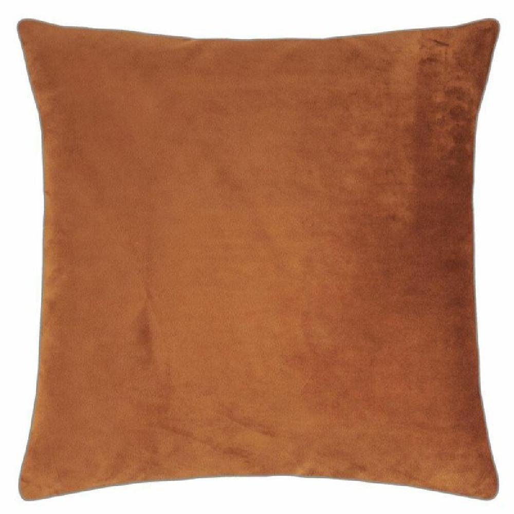 PAD Dekoobjekt Kissenhülle Samt Elegance Cognac günstig online kaufen
