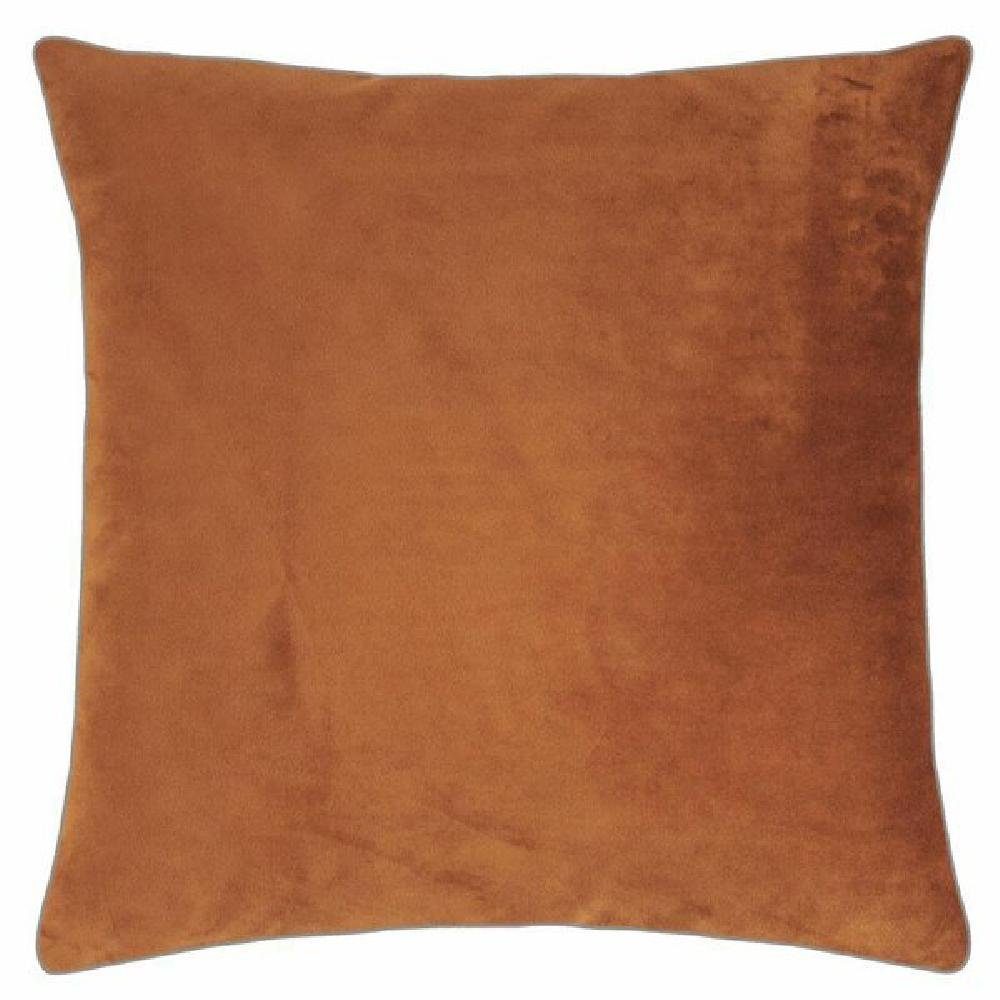 PAD Dekoobjekt Kissenhülle Braun (50x50cm) Elegance Cognac Samt