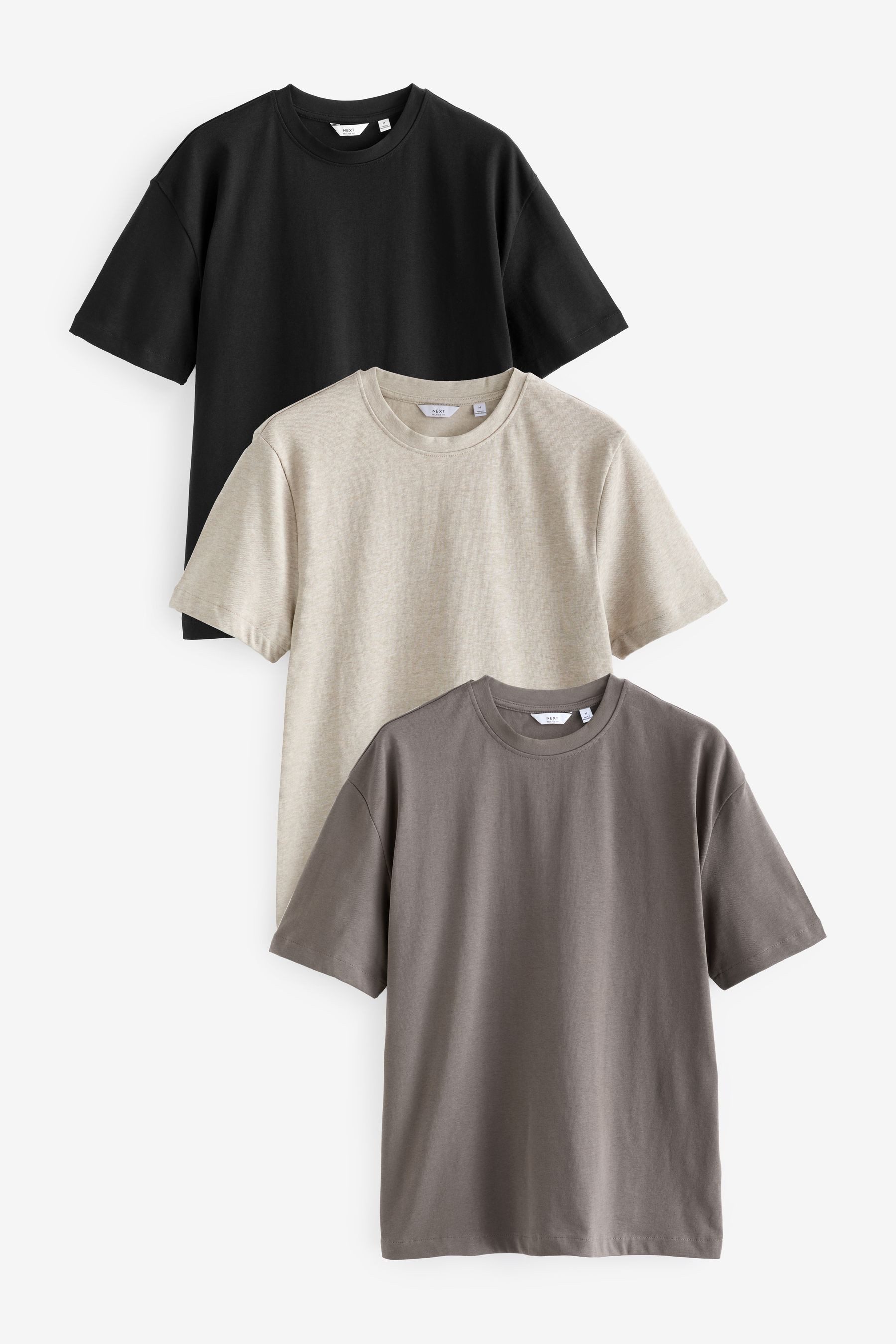 Next T-Shirt Schwere Relaxed Fit T-Shirts günstig online kaufen