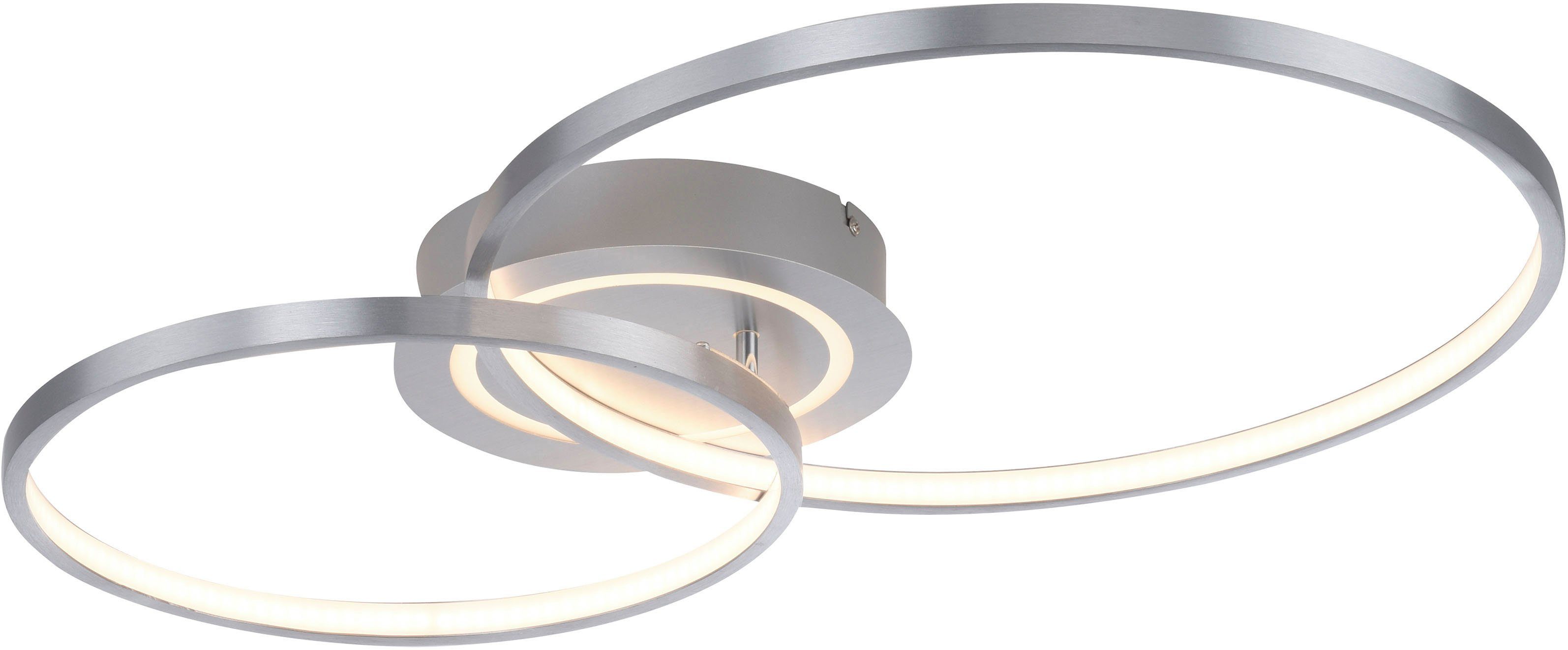 JUST LIGHT LED Deckenleuchte ASMINA, LED fest integriert, Warmweiß günstig online kaufen