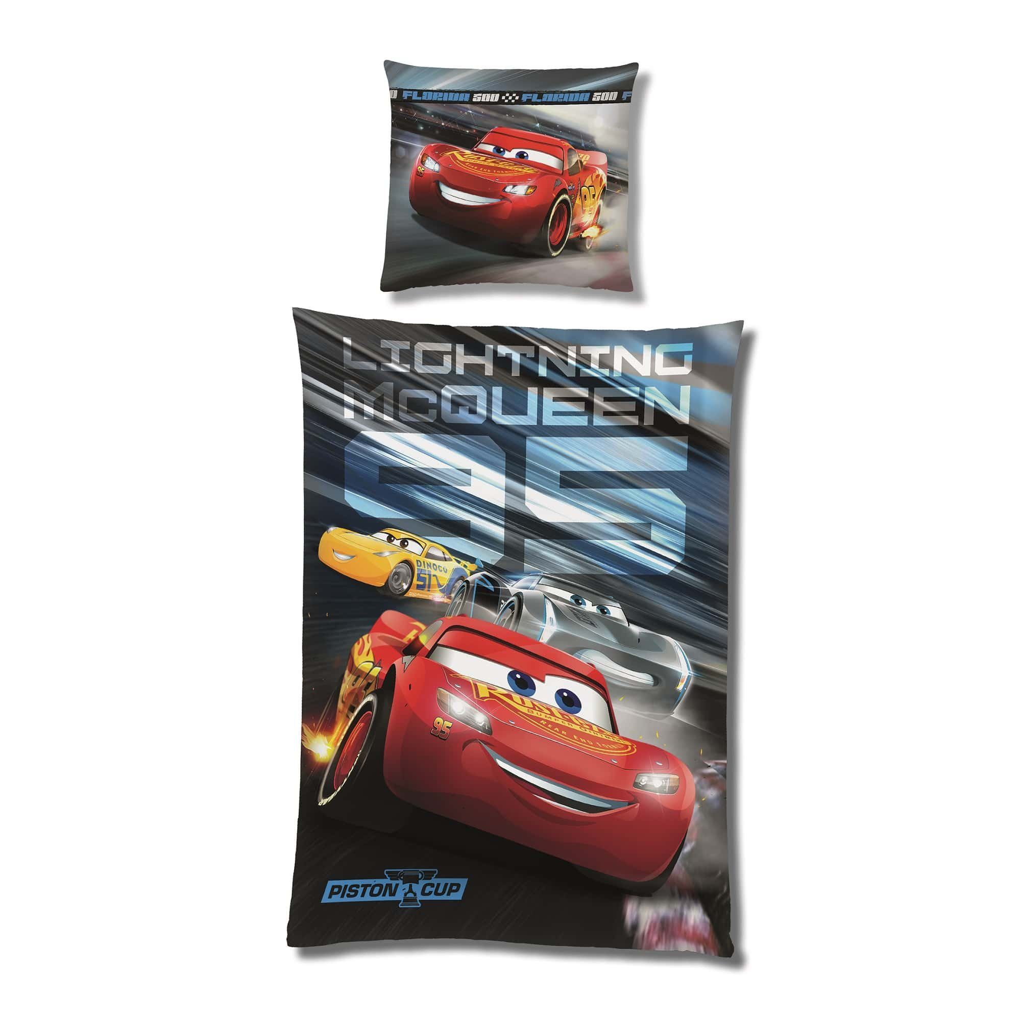Familando Kinderbettwäsche Disney Cars 135x200 80x80 günstig online kaufen