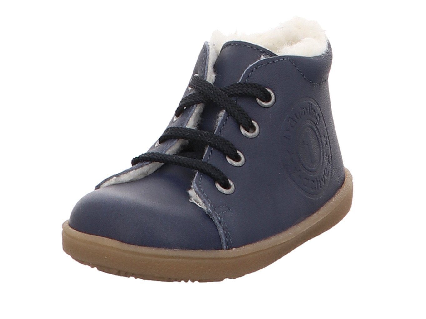 Däumling Kinderschuhe Gr. 24 - Blaue Babyschuhe Mit Klettverschluss