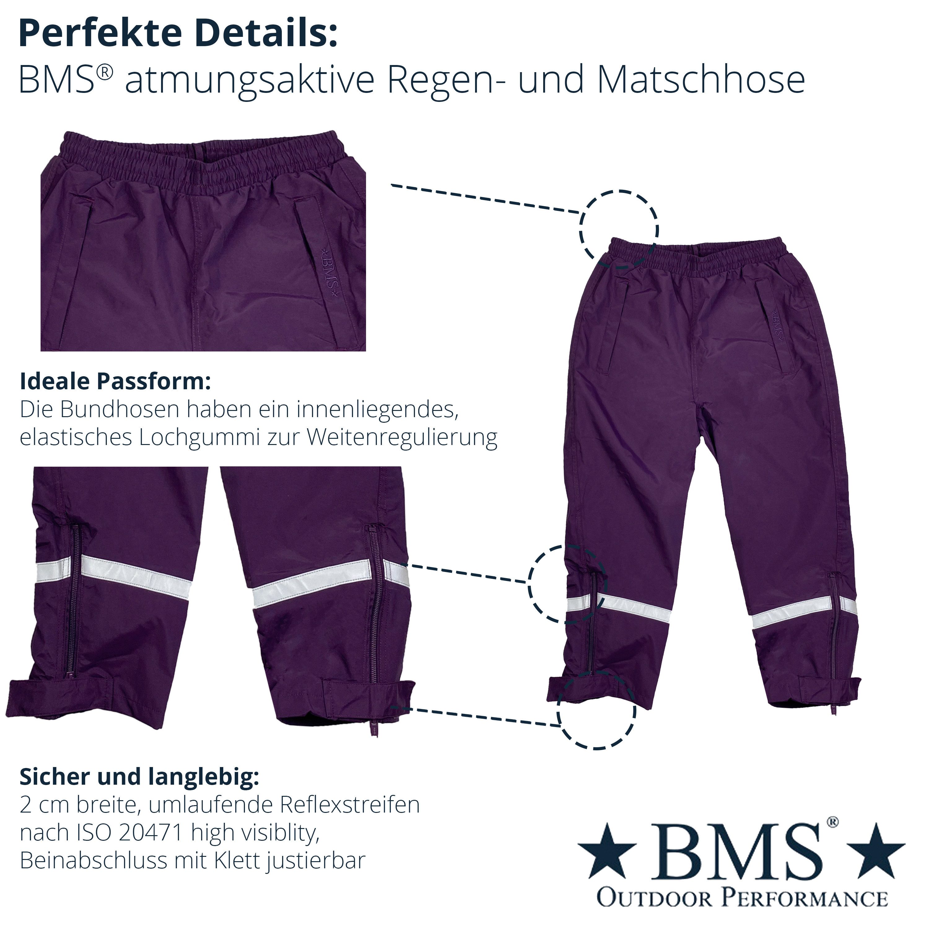 Regen- und Matschhose atmungsaktive Regenbundhose für Kinder - 100% wasserdicht