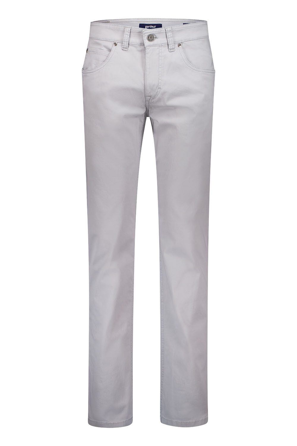 Atelier GARDEUR Straight-Jeans BILL-3-412941-1092 Herren Hose Modern Fit hellgrau Elastischer Baumwollmix mit 50% Bio-Baumwolle