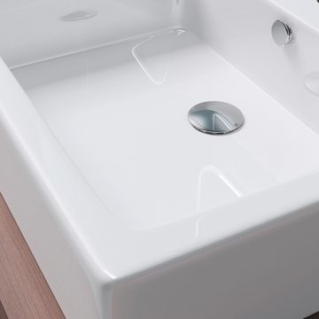 Mai & Mai Aufsatzwaschbecken Aufsatz- / Hängewaschbecken Brüssel712 in weiß aus Keramik