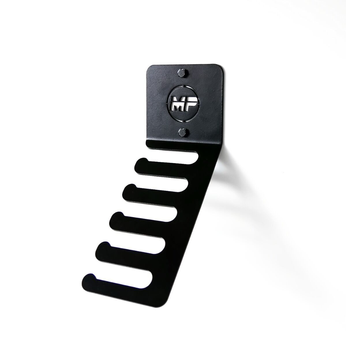 Muscle Power Hantelscheibenständer Muscle Power Wandhalterung für 5 Powerbands Schwarz