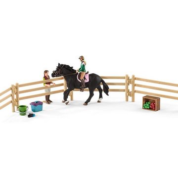 Schleich® Spielfigur Schleich 42389 Reitschule mit Reiterinnen und Pferden, ab 5 Jahren, HO, (Spar-Set)