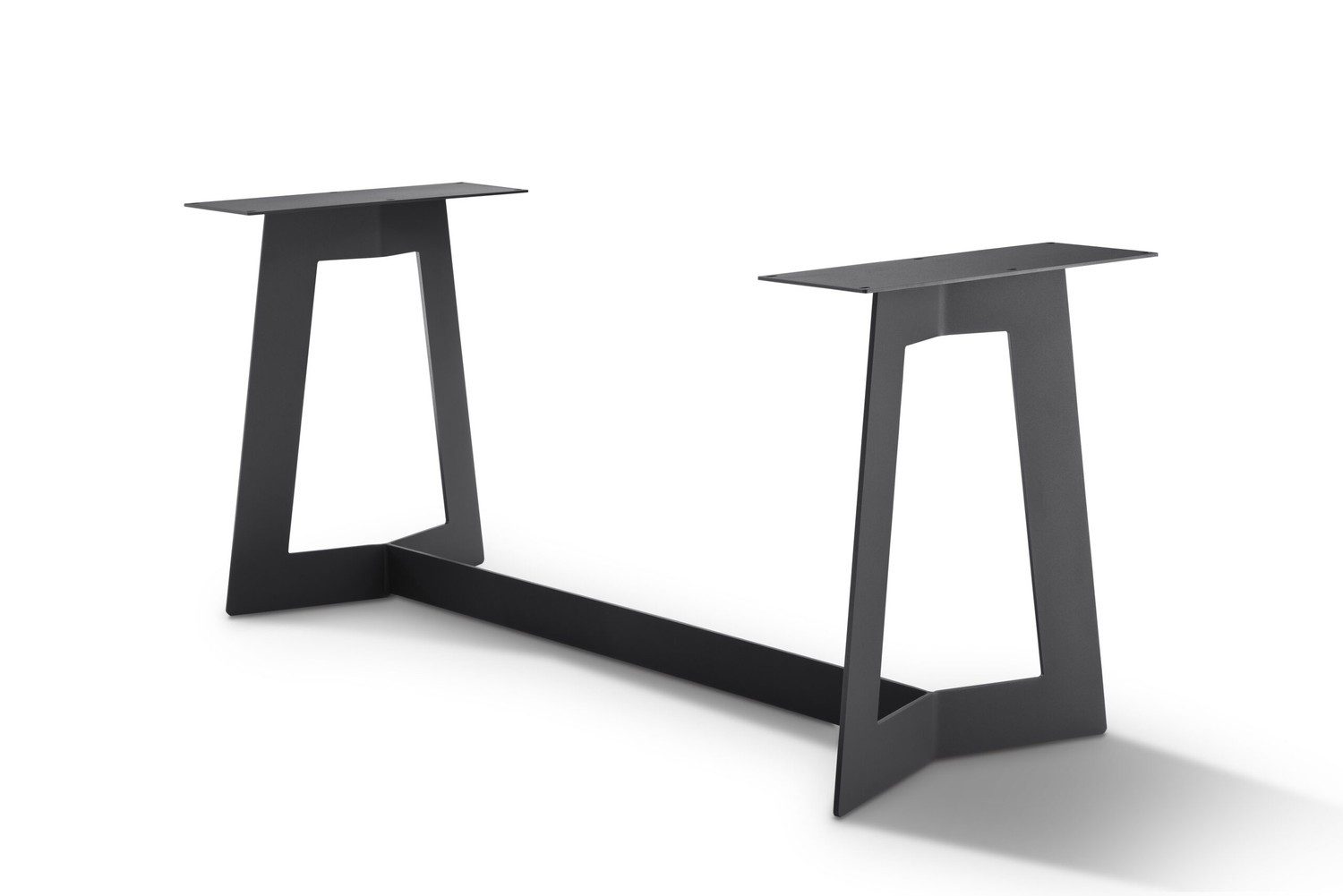 Tischgestell Mittelfuß Tischgestell Milaan 160x60x72 Stahl Schwarz