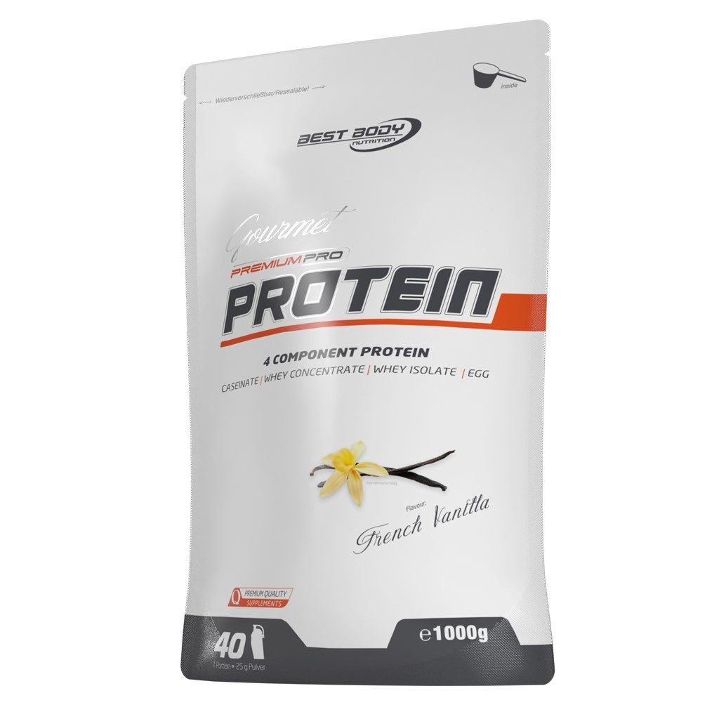 Best Body Nutrition Gourmet Premium Pro Protein - 1000 g Zipp-Beutel Pulver, 1000 g