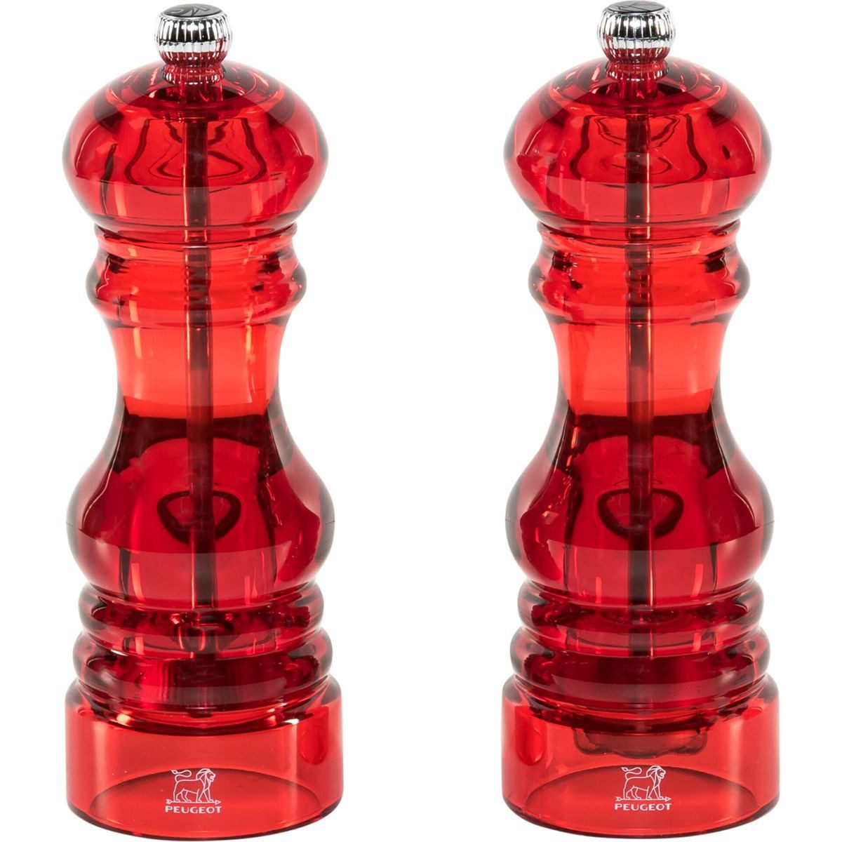 PEUGEOT Gewürzmühle Podium Pfeffer- und Salzmühle 18 cm Duo Acryl