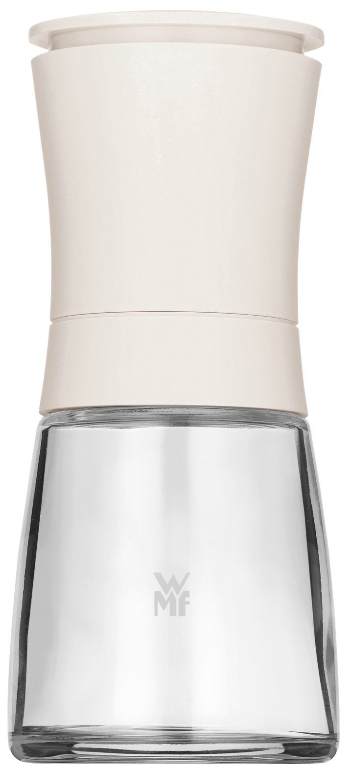 WMF Salz-/Pfeffermühle Trend Gewürzmühle, Weiß, (1 Stück), Gewürzmühle, Keramikmahlwerk, Kunststoff, Glas
