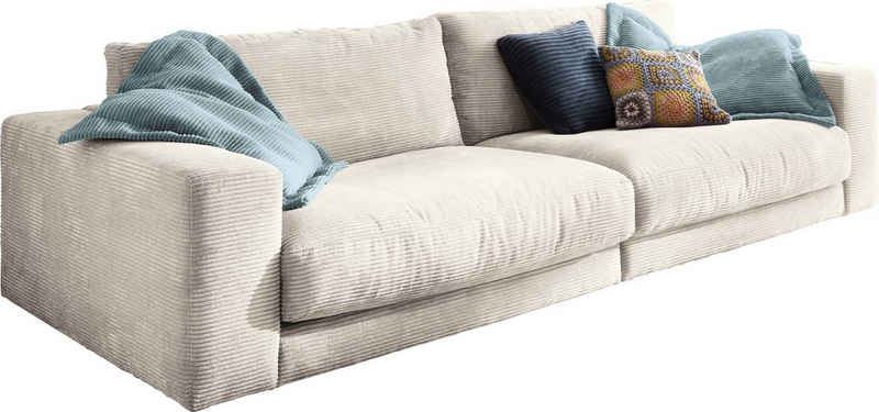 3C Candy Big-Sofa Enisa, legere Polsterung B/T/H: 290/127/85 cm, Zeitloses und stylisches Loungemöbel, in Fein- und Breitcord