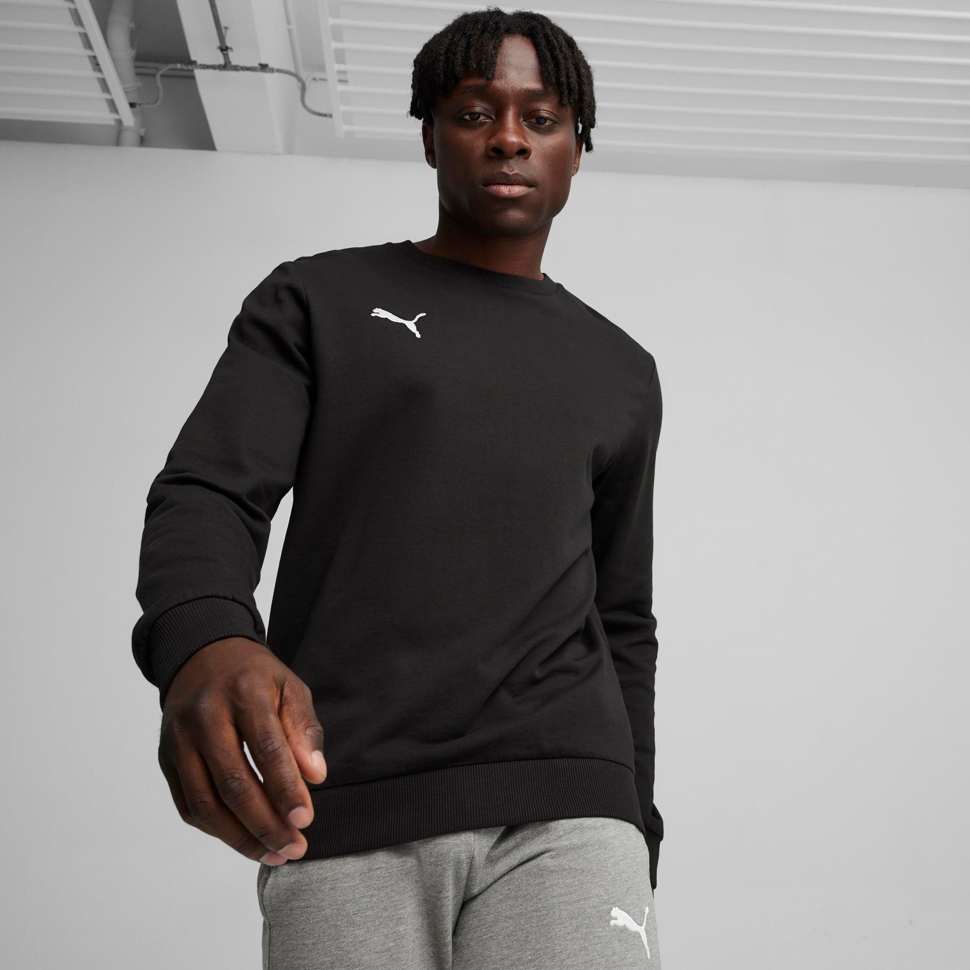PUMA Sweatshirt TEAMGOAL CASUALS CREW NECK SWEAT mit Rundhalsausschnitt, ohne Kapuze, mit langen Ärmeln, Regular Fit
