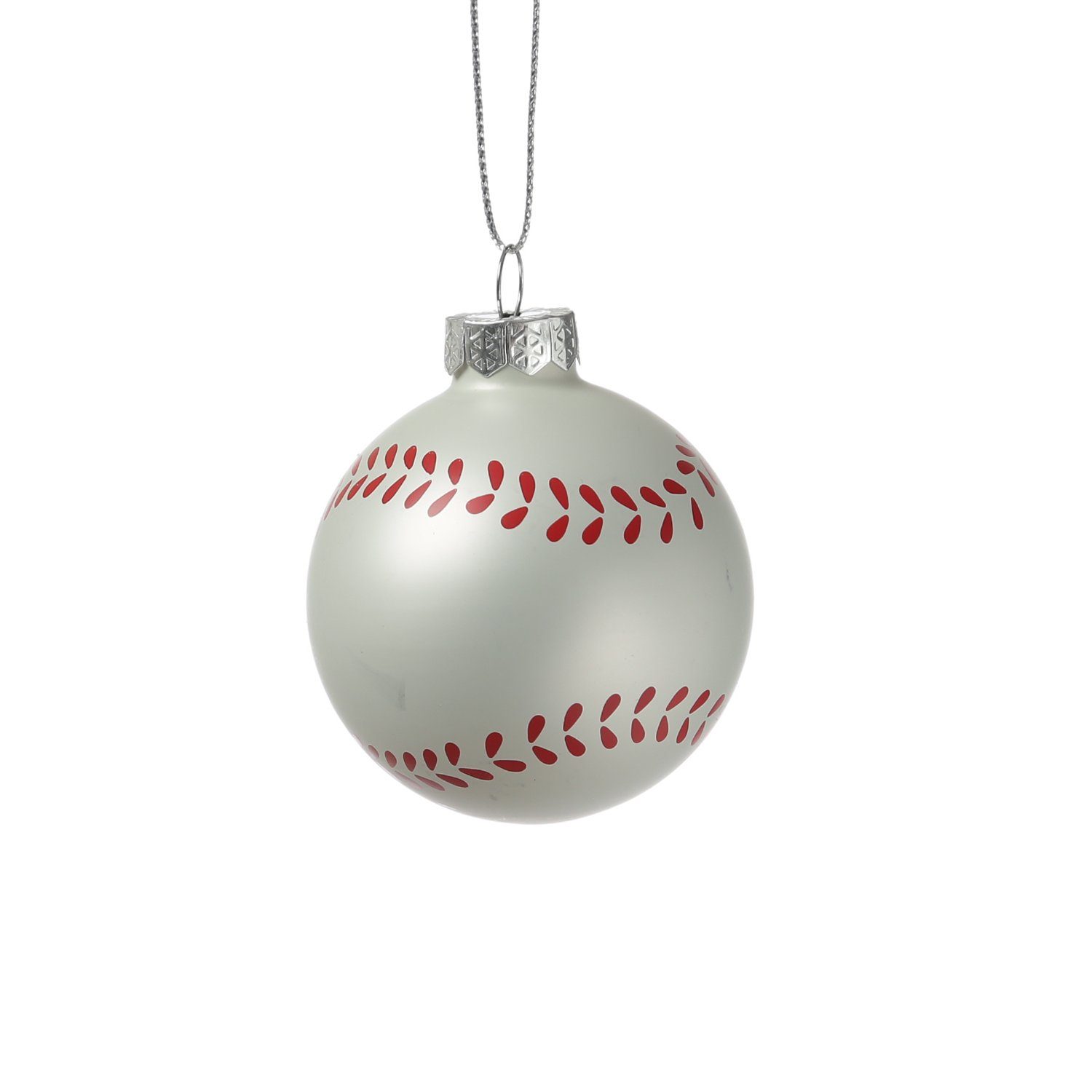 MARELIDA Christbaumschmuck Weihnachtsbaumschmuck Baseball D: Sport 5,6cm Weihnachtskugel