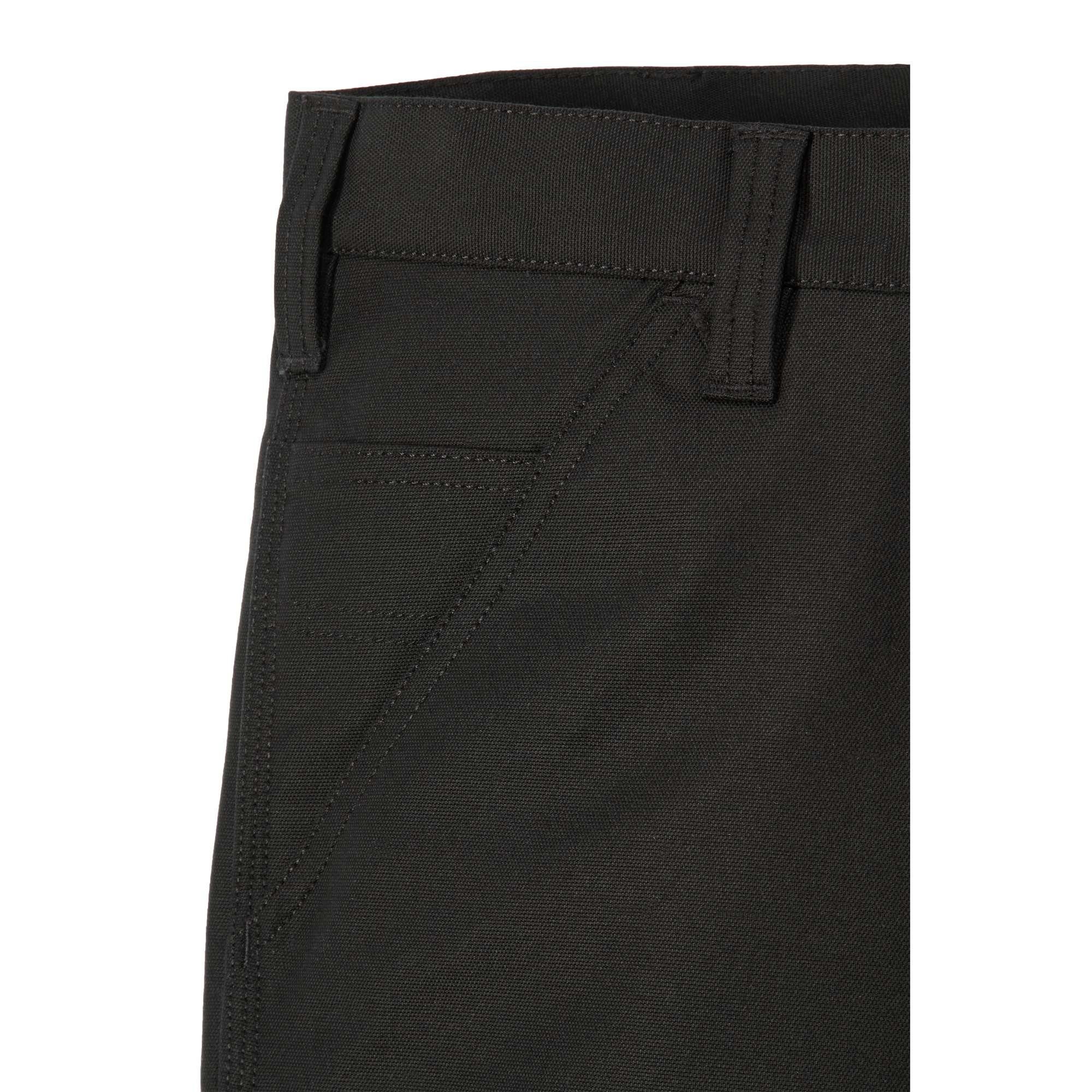 Canvas Stretch Work Shorts Black Carhartt Rugged Cargoshorts Canvas Flex mit