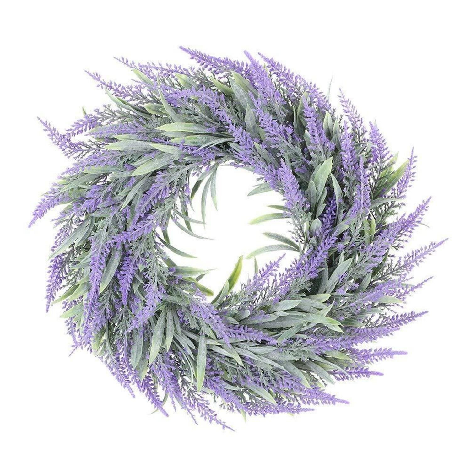 LuxusKollektion Dekokranz Lavendelkranz Ø28cm Künstliche Blume Deko