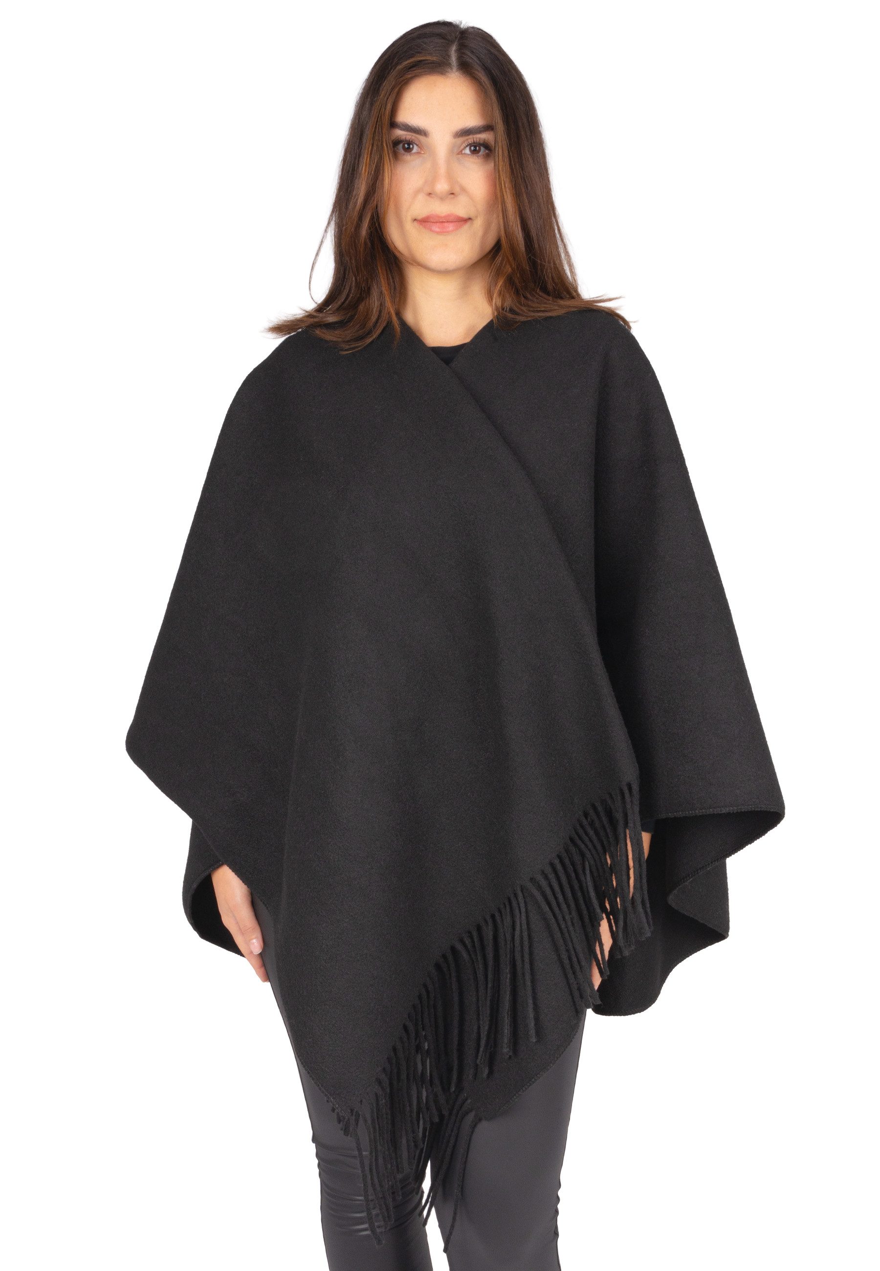 Seasons of April Cape ANDREA CAPE Hochwertiges Cape mit Bindeschlaufe und F günstig online kaufen
