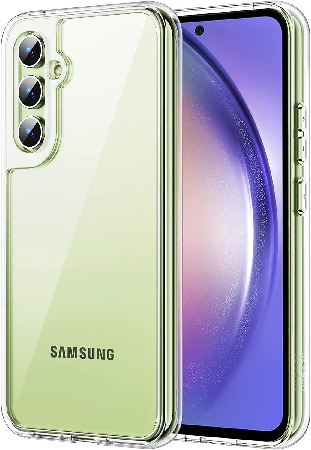 MSM Handyhülle Hülle für Samsung Galaxy A54 5G Silikon Schutz TPU Tasche Klar