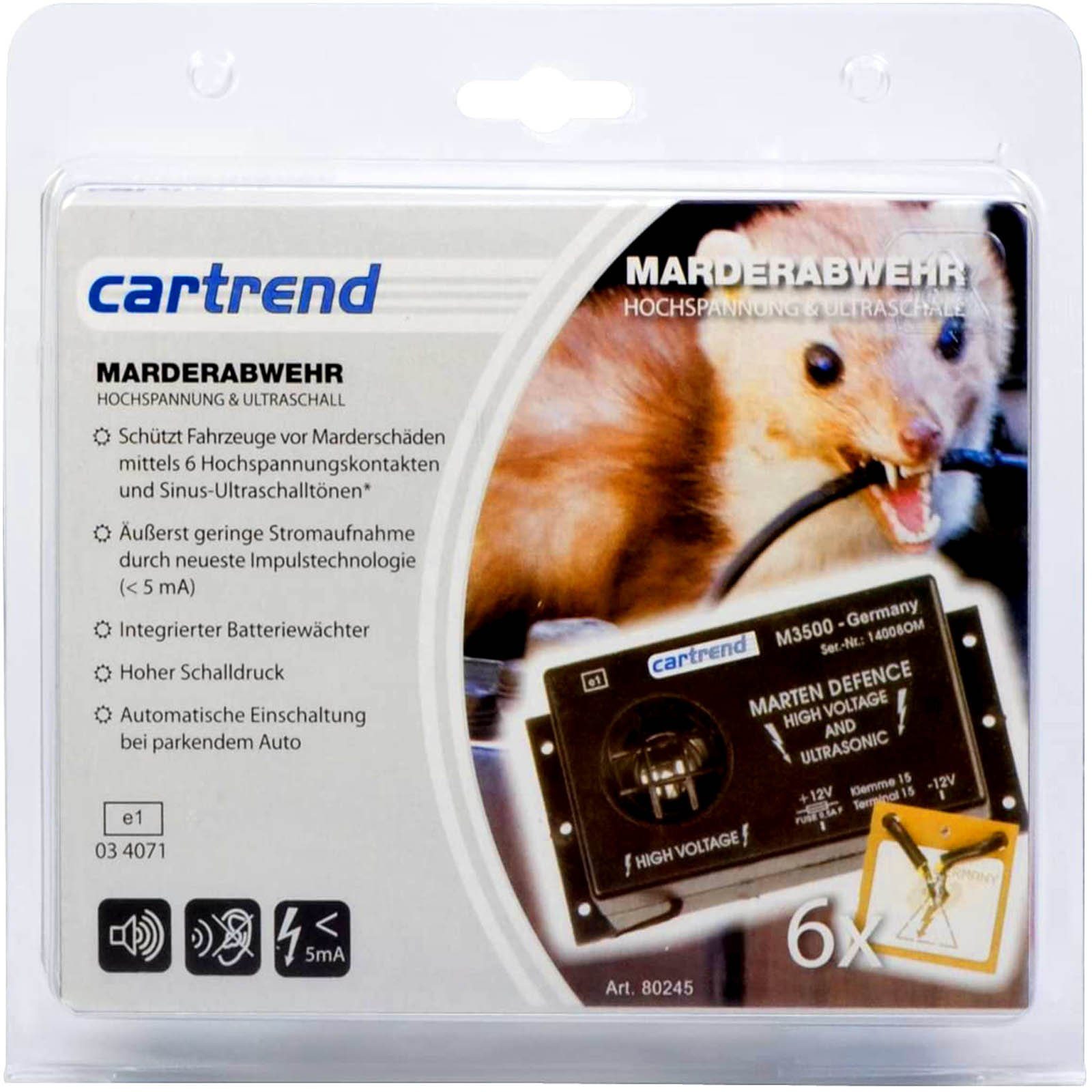 Ultraschall-Tierabwehr Marderabwehr Auto Marderschutz Marderschreck Autobatterie