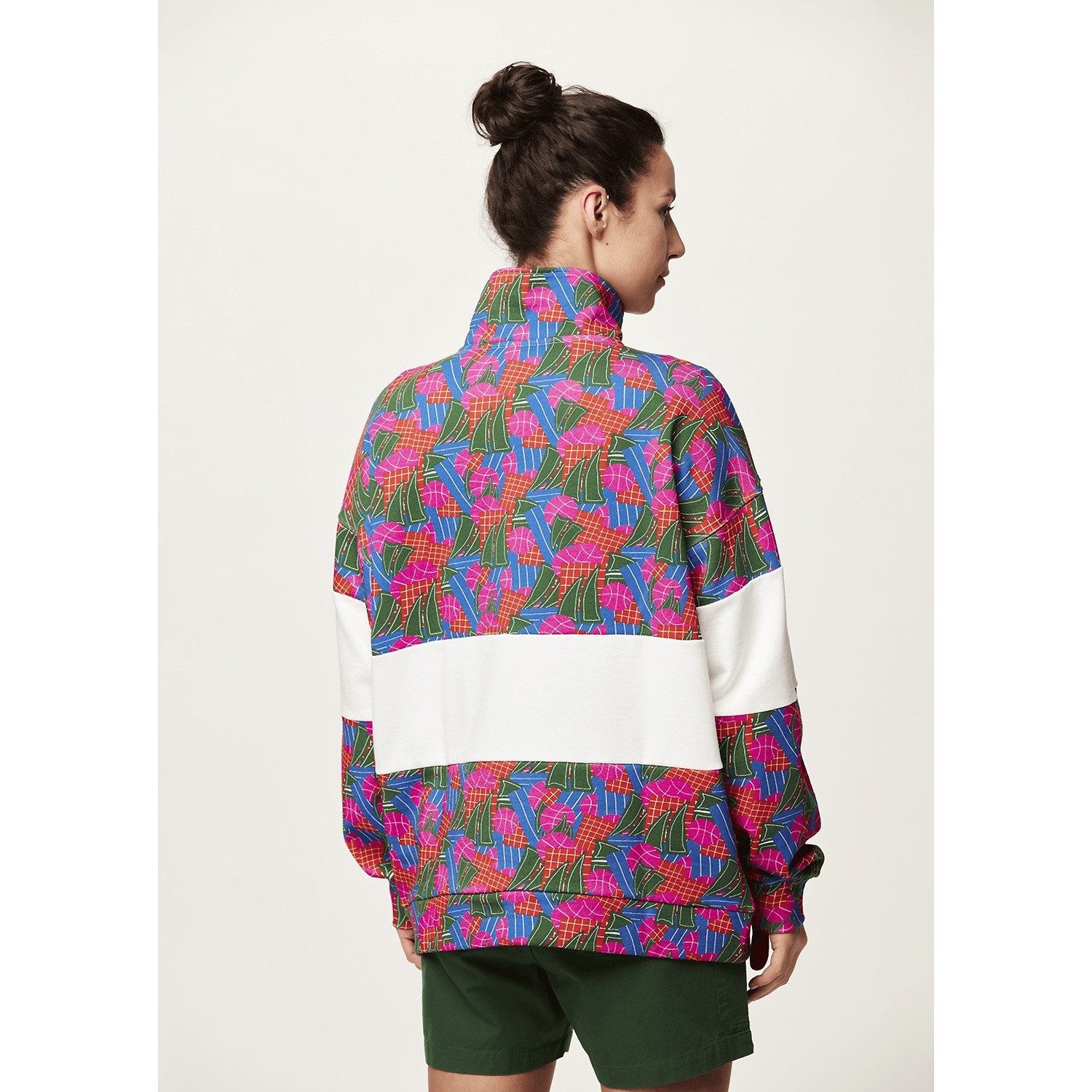 Picture Longsleeve Pullover W FIR RUGBY 1/4 ZIP SWEATER