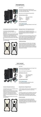 K-S-Trade Handyhülle für Ulefone Armor X13, 2in1 Handyhülle Schutzhülle & Portemonnee Cover Handy Hülle