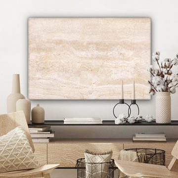 OneMillionCanvasses® Leinwandbild Marmor - Steine - Sand - Textur, (1 St), Wandbild Leinwandbilder, Aufhängefertig, Wanddeko, 60x40 cm