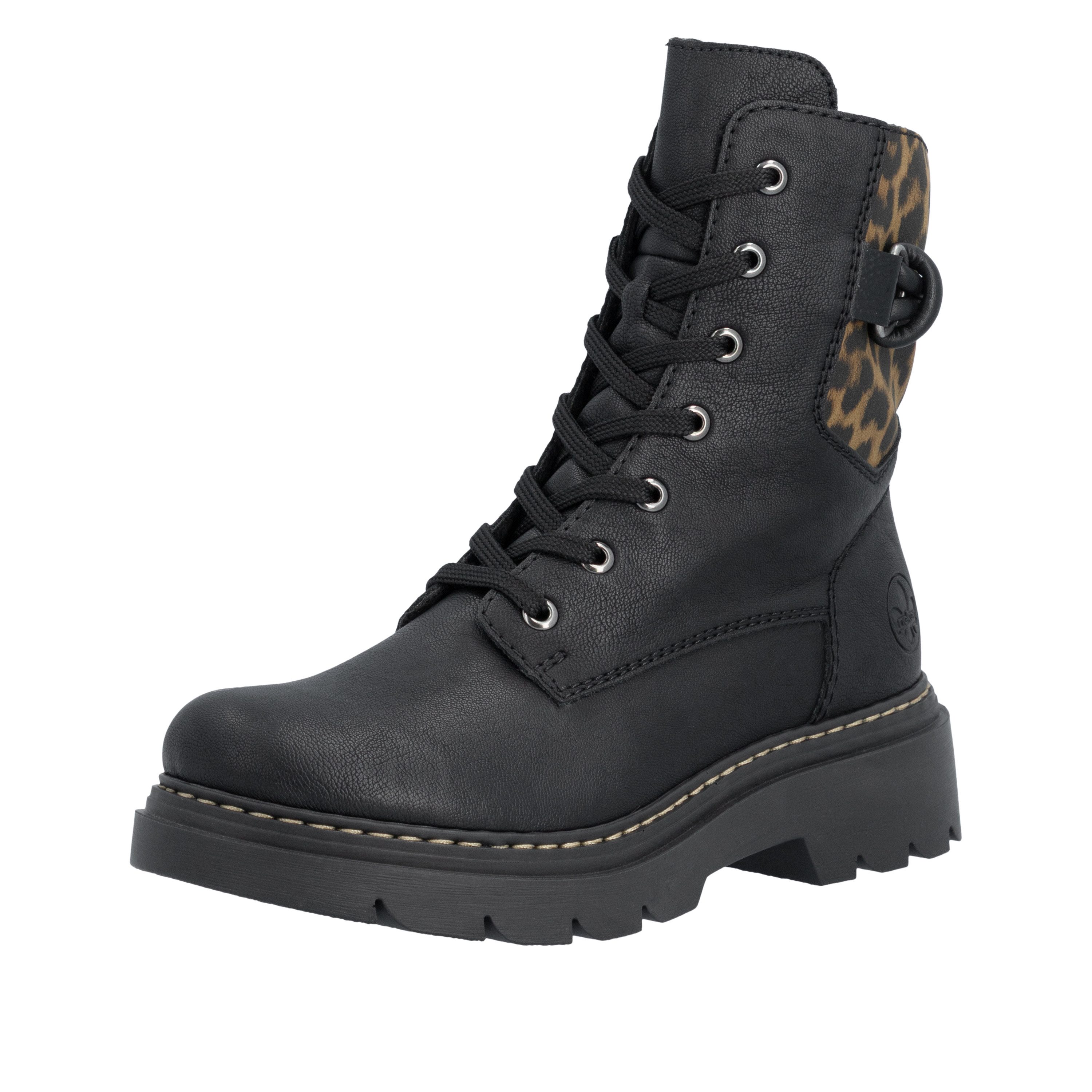 Rieker Schnürboots Schnürstiefelette, Winterboots mit Warmfutter