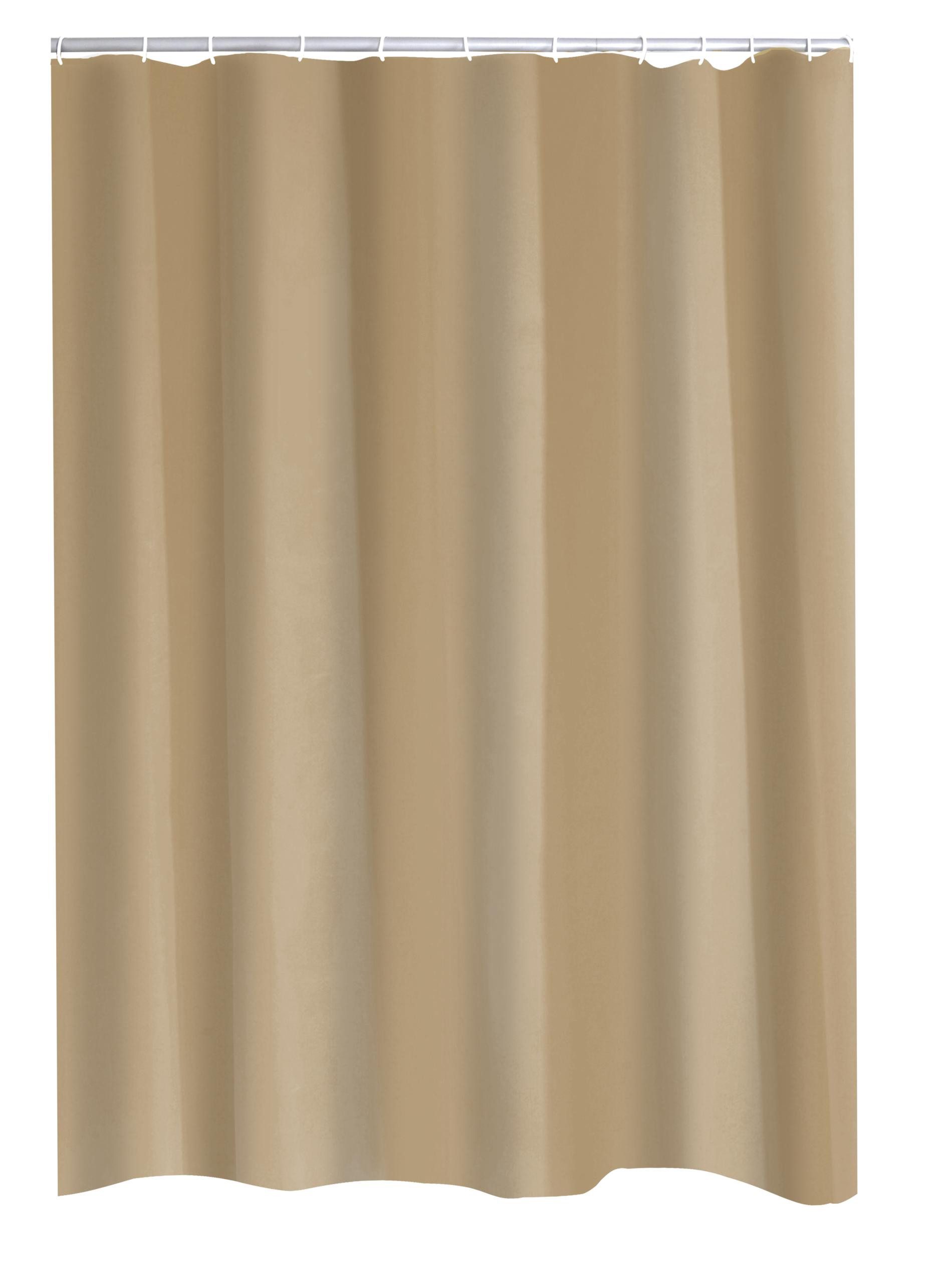 Ridder Duschvorhang Uni beige Breite 120 günstig online kaufen