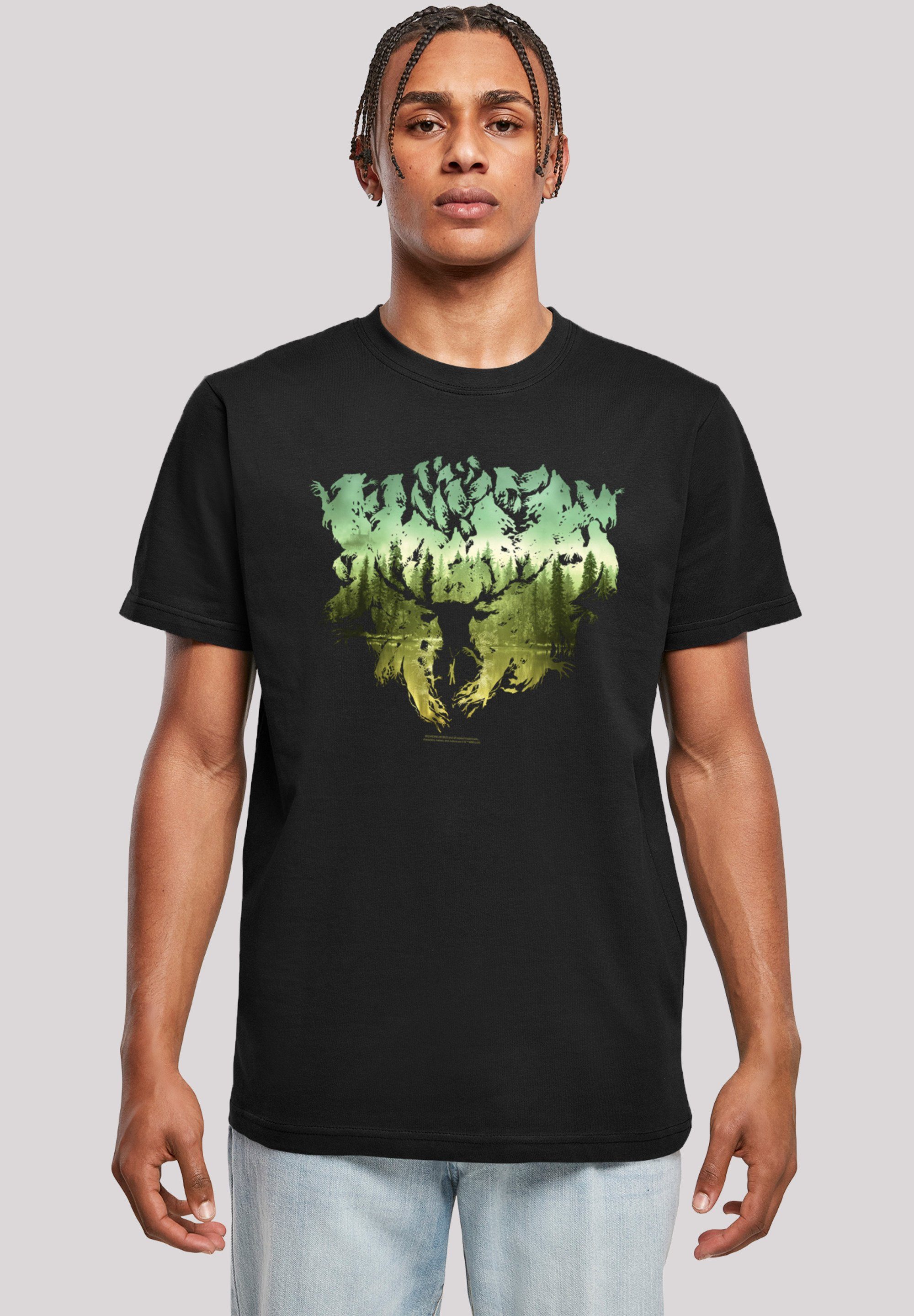 F4NT4STIC T-Shirt Harry Baumwollstoff hohem Forest Potter weicher Tragekomfort mit Sehr Print, Magical