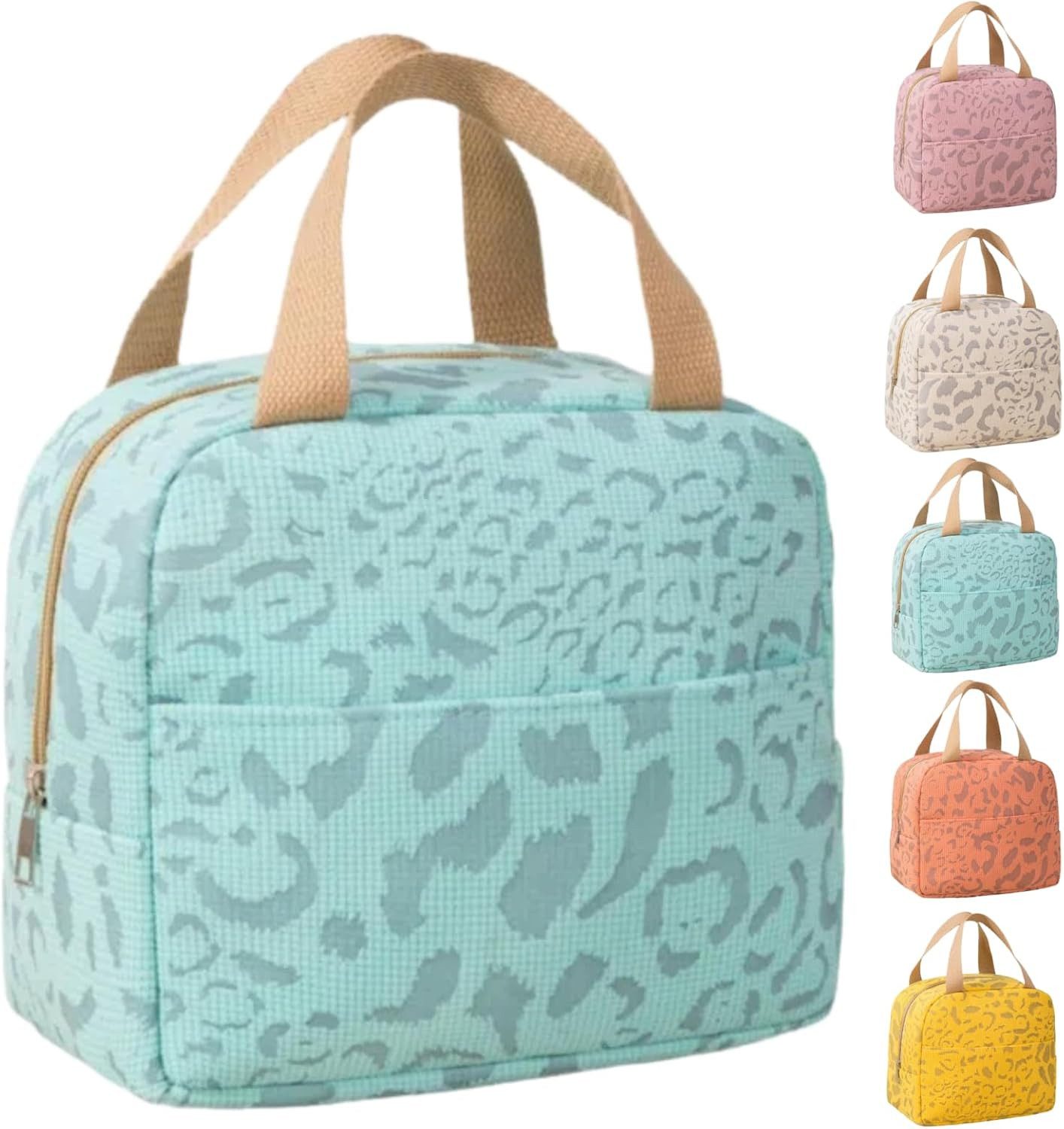 Agger Kühltasche Kleine Kühltasche Für Unterwegs - Wiederverwendbare, Wasserdichte, Isolierte Lunchtasche mit Alufolie Thermo-Isolierung