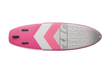 JBAY.ZONE Inflatable SUP-Board Trend T1 Touring SUP Board Komplettset pink, Longboard, (Komplettset), Reparaturkit
