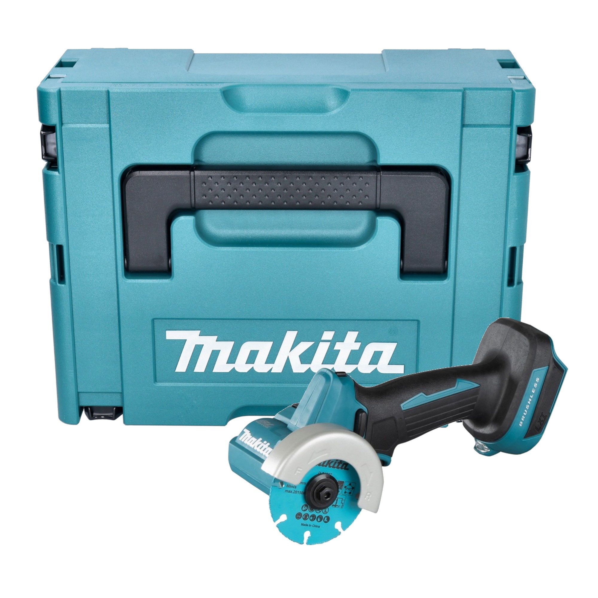 Makita Winkelschleifer DMC 300 ZJ 18 V 76 mm Brushless + Makpac - ohne Akku günstig online kaufen
