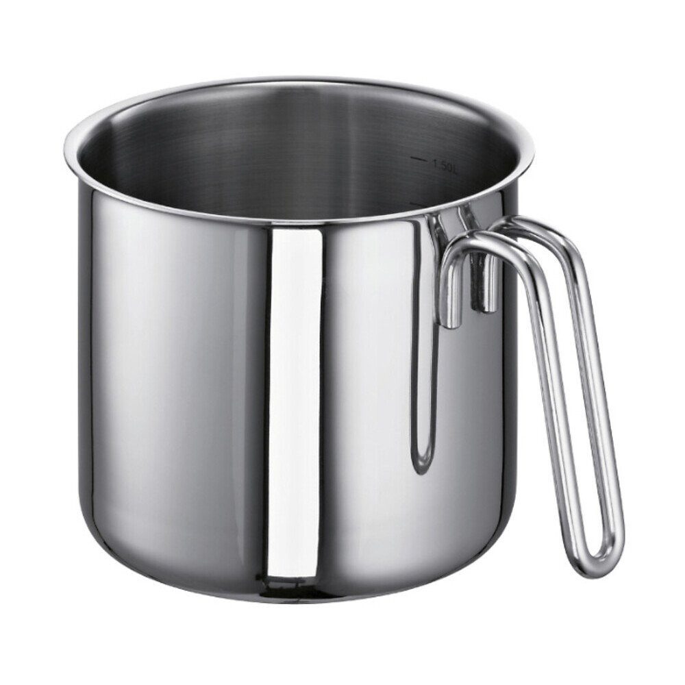SCHULTE-UFER Bräter Milchtopf 14 cm Romana i, Edelstahl 18-10, 1,9l, Edelstahl, spülmaschinenfest, Induktion, alle Herdarten
