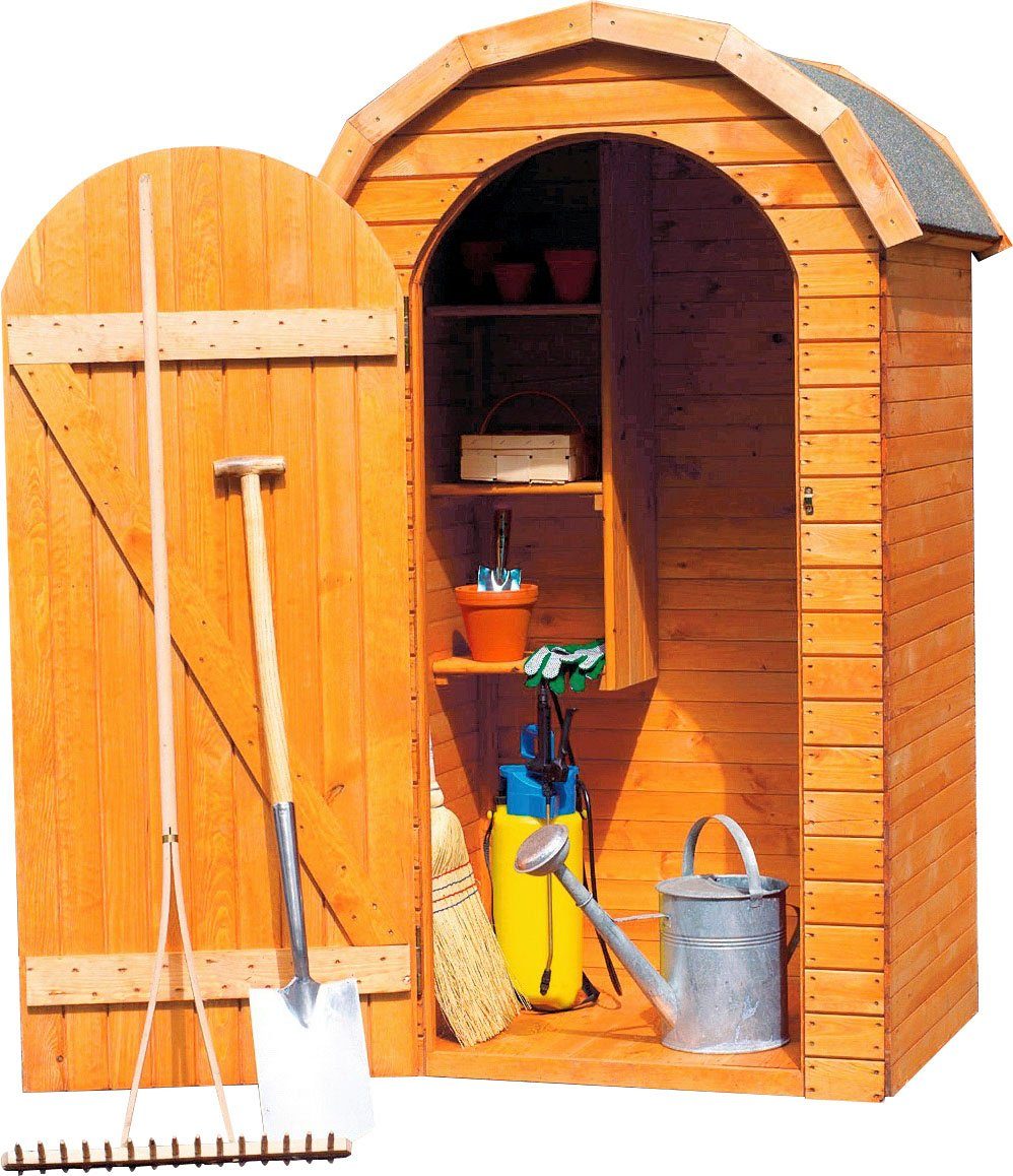promadino GartenGeräteschrank Roma klein, BxT 110x83 cm