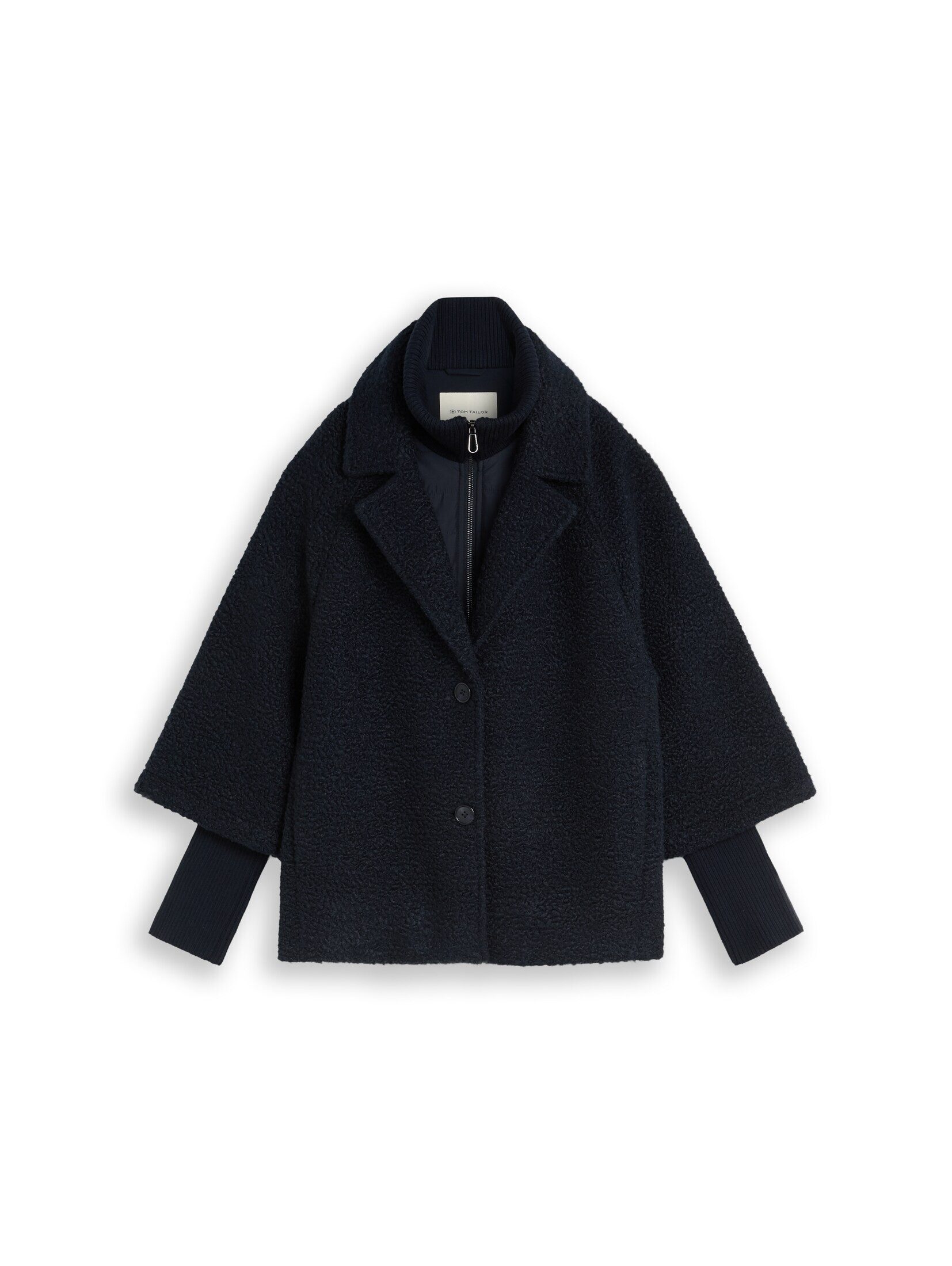 TOM TAILOR Sommerjacke Jacken Cosy Cape Jacke im 2-in-1-Look