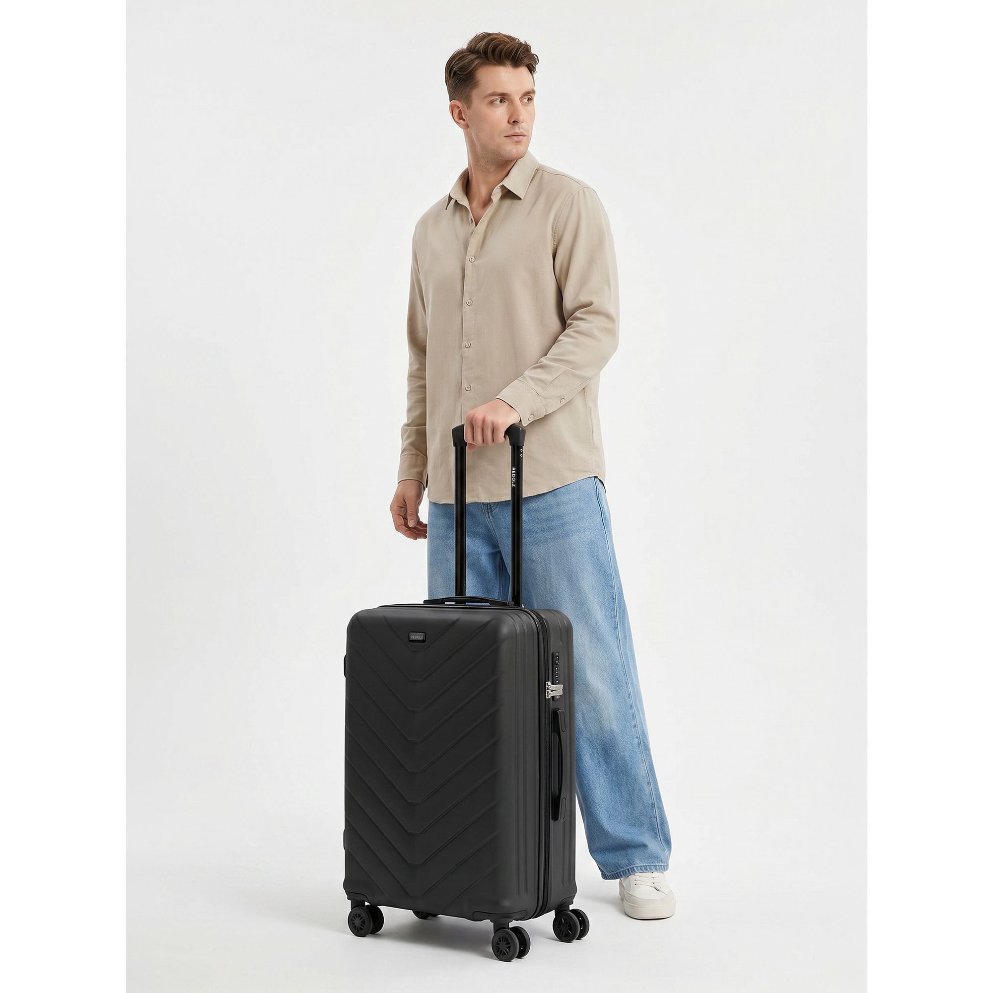 Redolz Hartschalen-Trolley Essentials 07, 4 Rollen, ABS