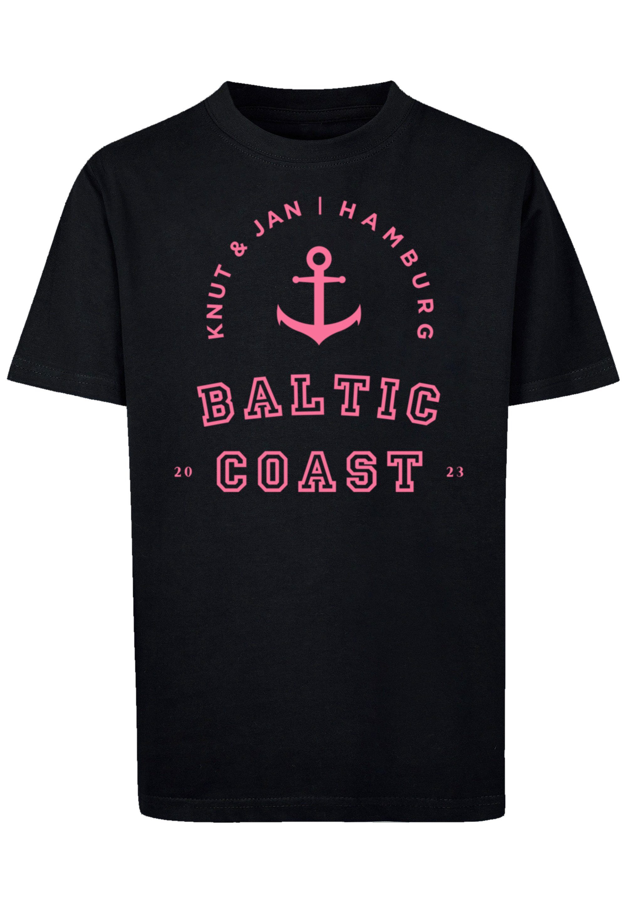 Jan & schwarz Baltic Print T-Shirt Hamburg F4NT4STIC Coast Knut