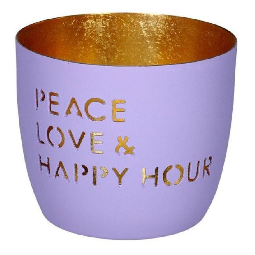 Giftcompany Kerzenhalter Windlicht Madras Peace, Love, günstig online kaufen