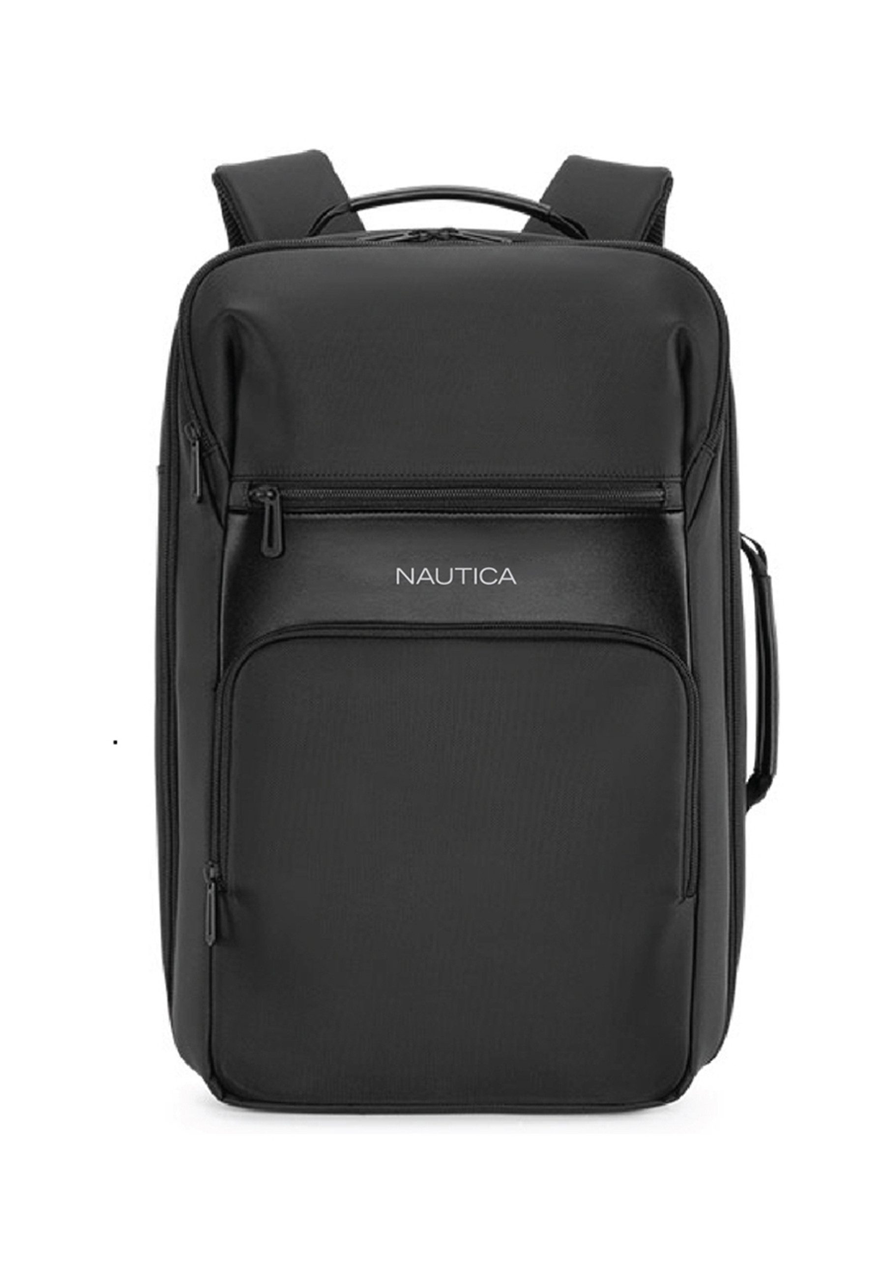 NAUTICA Rucksack Business Rucksack Herren Schwarz 20L Laptopfach 15,6 Zoll