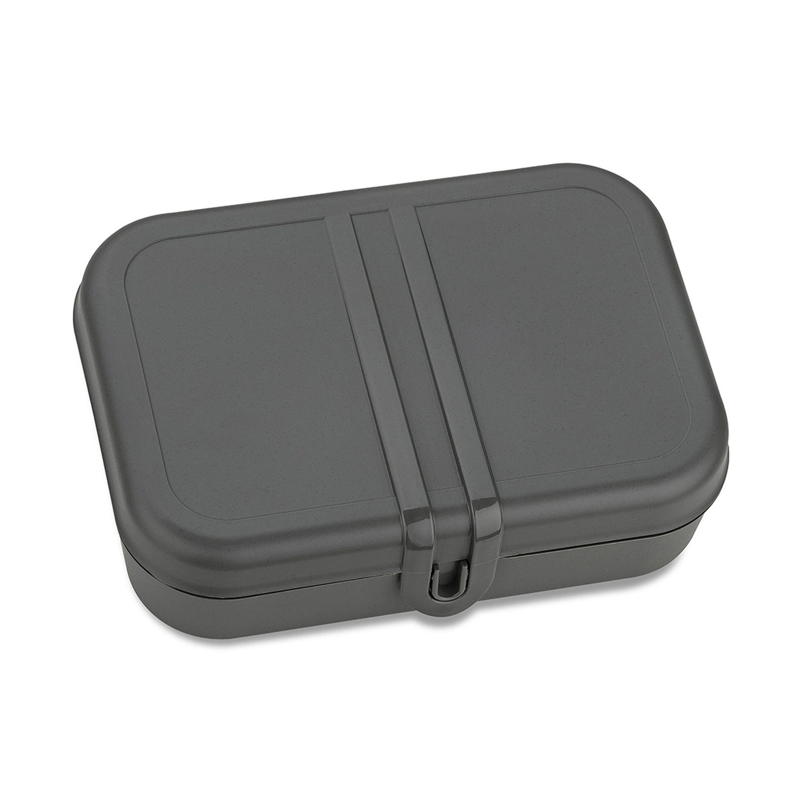 KOZIOL (Stück, Kunststoff Trennsteg 1-tlg), Lunchbox L, Kunststoff, mit Brotdose PASCAL Lunchbox Grau