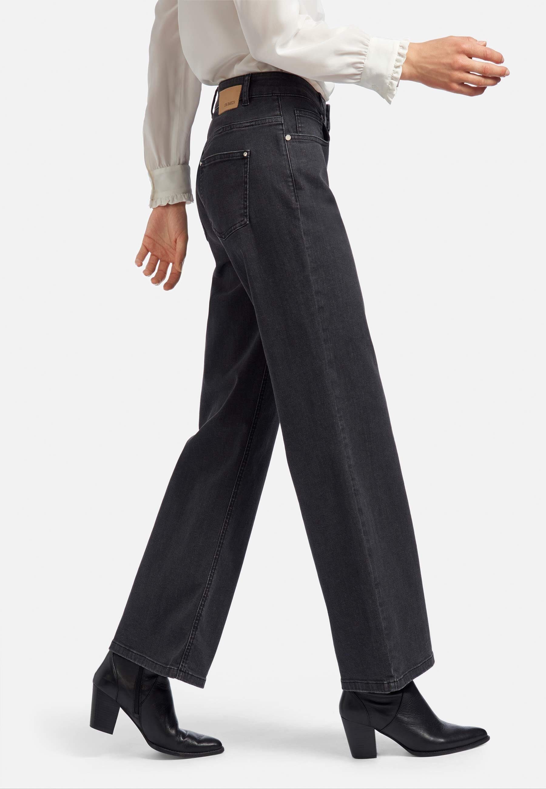 cotton 5-Pocket-Jeans BLACK Uta DENIM Raasch