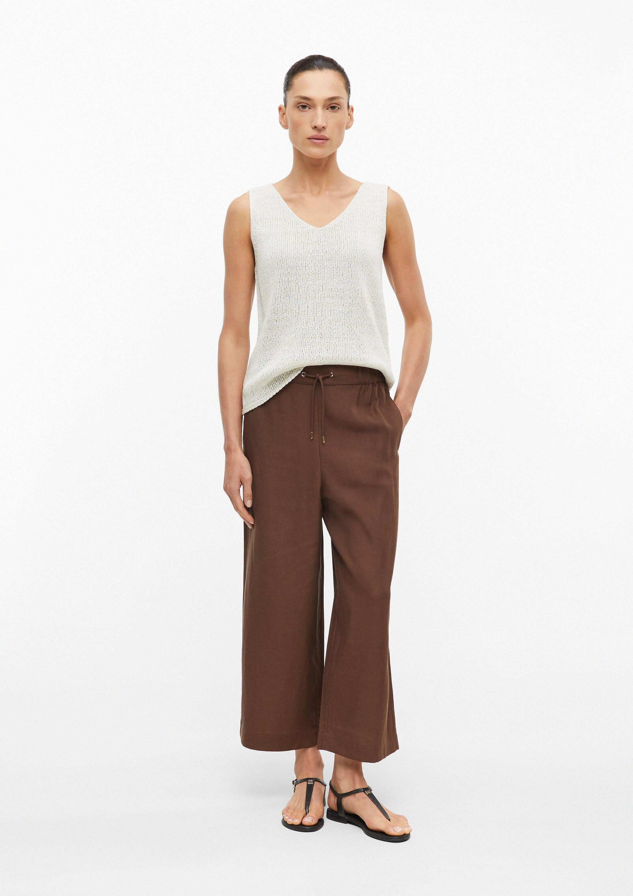 s.Oliver Culotte Hose Hose mit elastischem Bund und Eingrifftaschen
